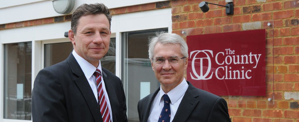 davidjamesstock's tweet photo. Professor Ribbans and I at The County Clinic, Northampton. https://t.co/q4VsCzokaE