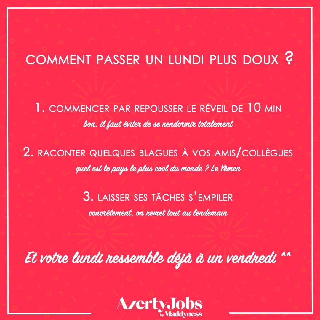 Gratuit Images Azerty Jobs On Twitter Cestlundi Comme On Est Cool Chez Aj dernière par