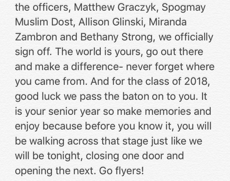 mvaleclassof17's tweet photo. Today has finally arrived Class of 2017 it has been a pleasure to be a part of such a wonderful class. Today we close the door to our past 🎓 https://t.co/EI0L2NgBAo