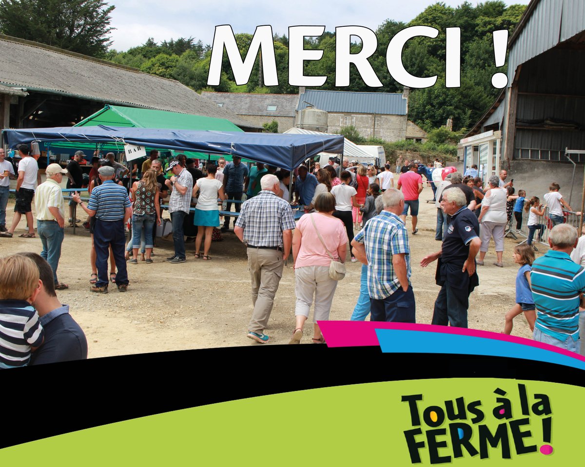 + de 20 000 visiteurs pour cette édition 2017 de #tousalaferme ! Merci d'être venus si nombreux et bravo aux agriculteurs organisateurs !