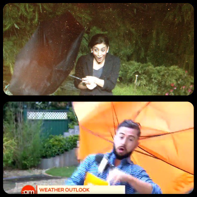 .<a href="/MRotellaWx/">Michelle Rotella</a> had to deal with WAY stronger winds than this guy who's report went viral 😂 #trending <a href="/DerekJamesTV/">Derek James</a>