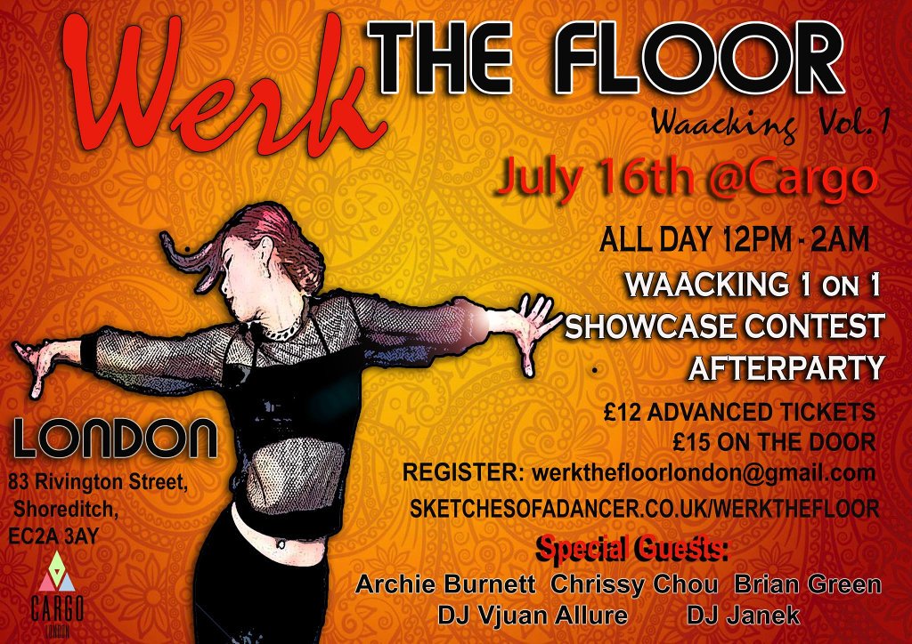 Proudly supporting #WerkTheFloor in just under 2 weeks time! #Dancers book your place, limited spaces available! <a href="/BConvention/">Breakin' Convention</a> <a href="/StudiobLondon/">studio b</a>