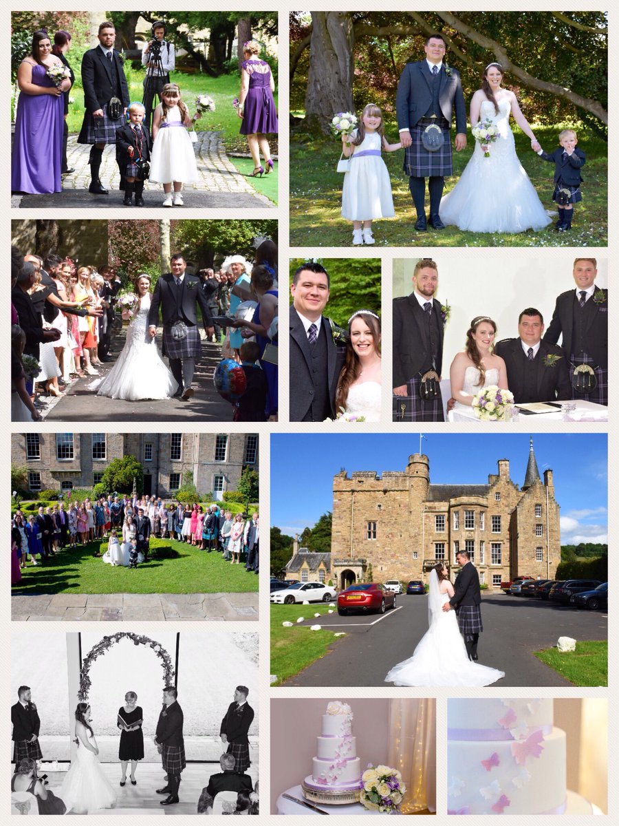 Happy 1st Anniversary Mr &amp; Mrs S 💜💜 at <a href="/CarberryTower/">Carberry Tower</a>