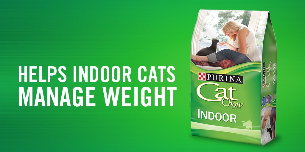 Indoor cats aren’t as active as their outdoor pals, so we created Purina Cat Chow Indoor to help keep them fit. 💪😽 puri.na/2tddrTZ