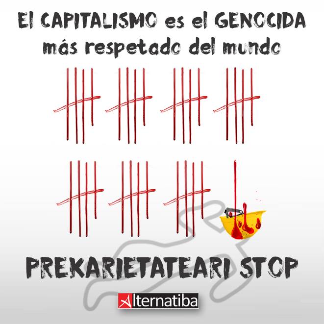 alternatiba's tweet photo. Langile bat hil da Muxikan, kamioi bat deskargatzen ari zela
#PrekarietateariSTOP
Muere un trabajador en Muxika en labores de descarga https://t.co/4KXHXHMiYi