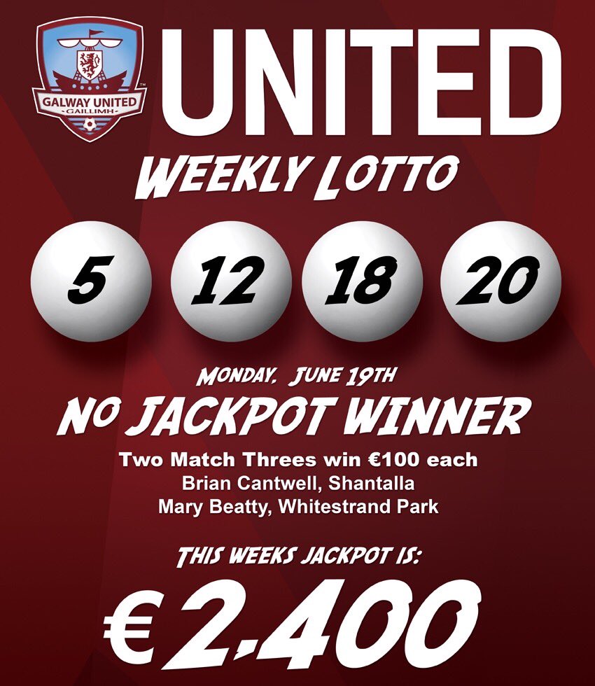 Galway United Co-Op (@gufccoop) on Twitter photo This weeks <a href="/GalwayUnitedFC/">Gaillimh Aontaithe 🇱🇻</a> Lotto draw is this evening @ McGinns, Woodquay. Thanks to our sales outlets for your continued support. #GUFC This weeks <a href="/GalwayUnitedFC/">Gaillimh Aontaithe 🇱🇻</a> Lotto draw is this evening @ McGinns, Woodquay. Thanks to our sales outlets for your continued support. #GUFC