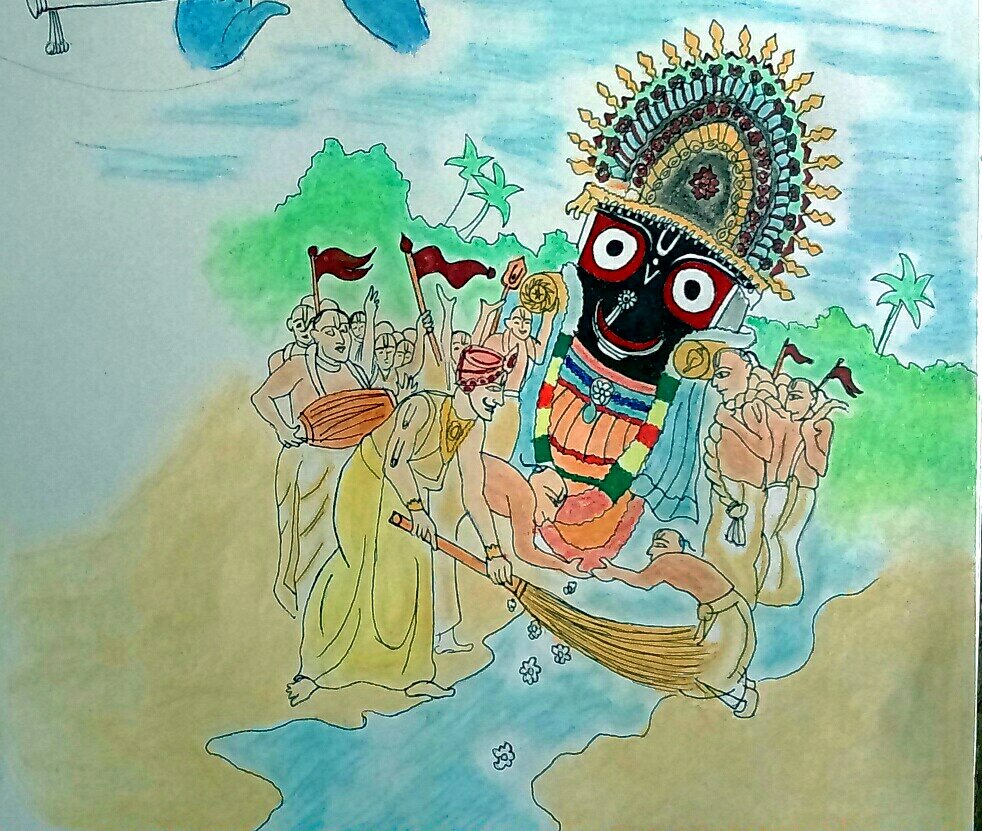 Feliz rath yatra feriado fundo do festival hindu | Vetor Grátis-saigonsouth.com.vn