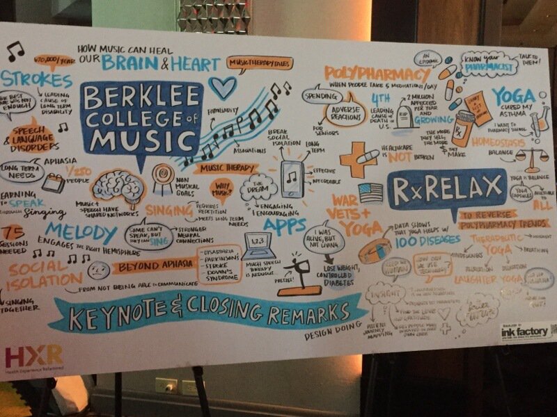 MT_Tales's tweet photo. Great to see #musictherapy in medical context w/@kmhowland's #hxr2017 talk. Thx: @inkfactory @health2con @MadPow #MusicMonday #musicmedicine https://t.co/cX1ArHcNU1