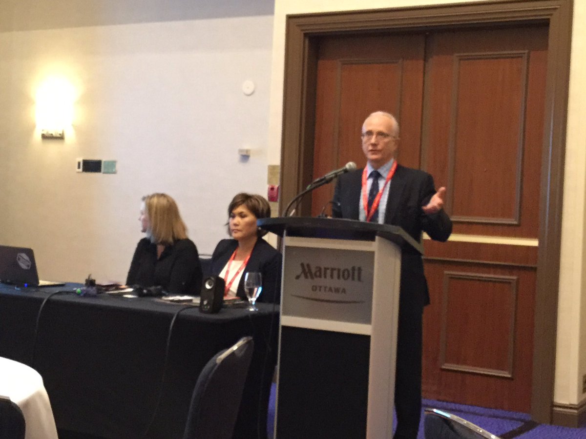 IP_Impressions's tweet photo. Speaking to Canadian university in-plants at #CUPMAC about the future of print is Norm Bussalaro of @konicaminolta https://t.co/VWzHJEEjHv