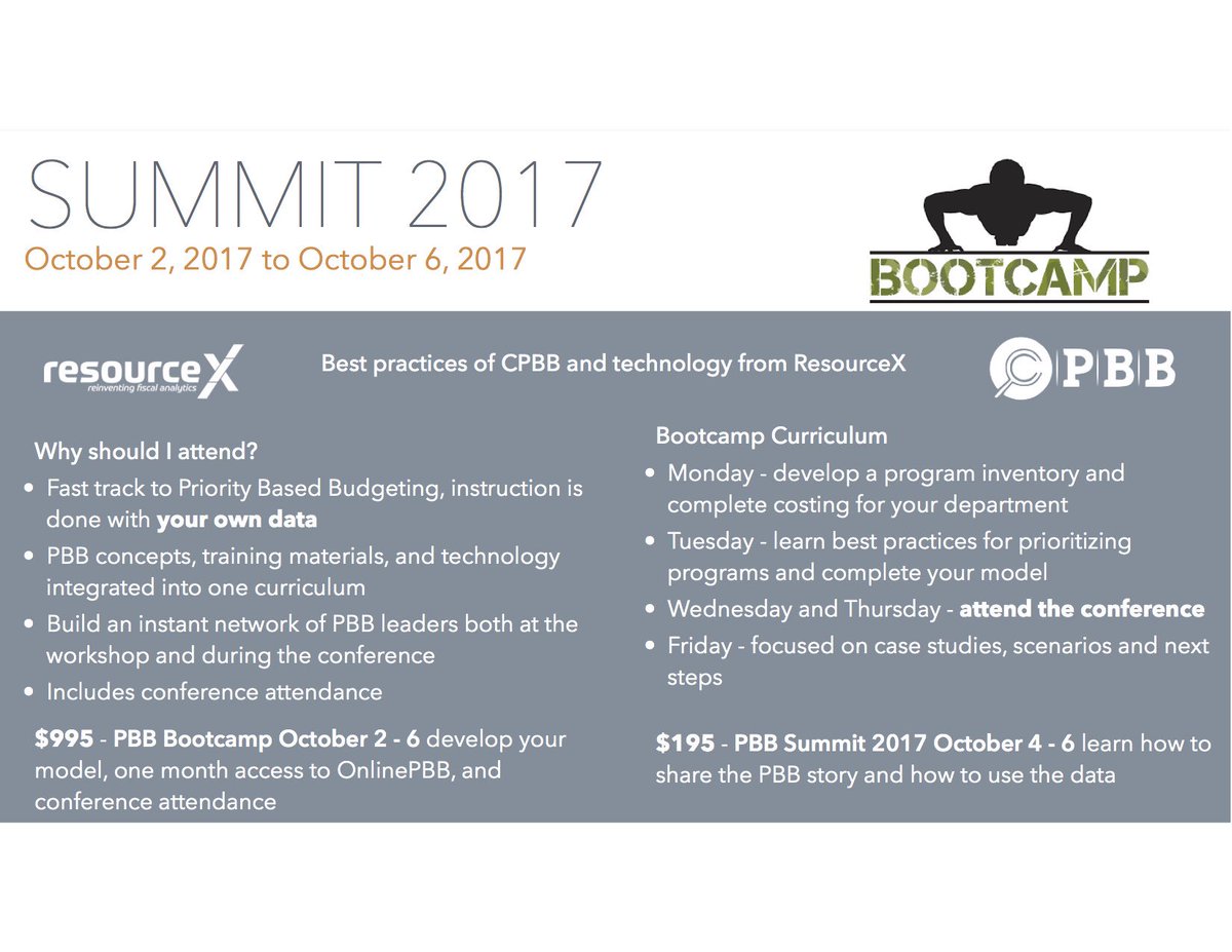 _ResourceX's tweet photo. 1st rule of #PBB Boot Camp! Tell everyone about #PBBBootCamp!Registration now open for 2017 Boot Camp & Summit https://t.co/NV17GuMoOb #PBB https://t.co/QVylirjPRW