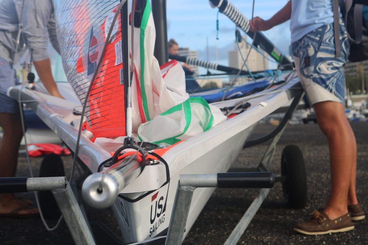 ussailing's tweet photo. Good morning from @CorpusChristiYC! It's a light morning with a chance of rain from 10-1:30. Hoping to sneak a couple of races in today! https://t.co/dHZt9Fo7Zo