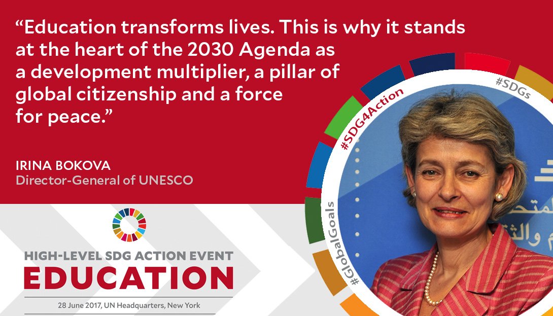 UNESCOstat's tweet image. Real progress on #GlobalGoals will be elusive unless all children receive a quality education @UN_PGA bit.ly/SDGeducation #SDG4Action