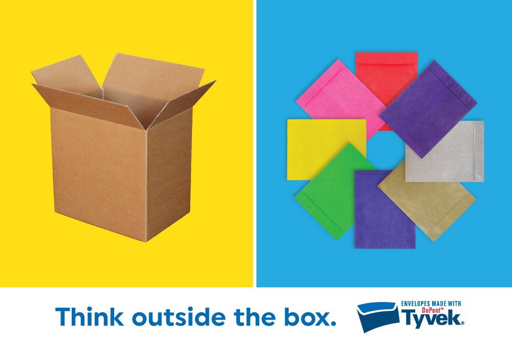 Think outside the box. Tyvek is lightweight, strong and secure.
#Tyvek #envelopes #shipping