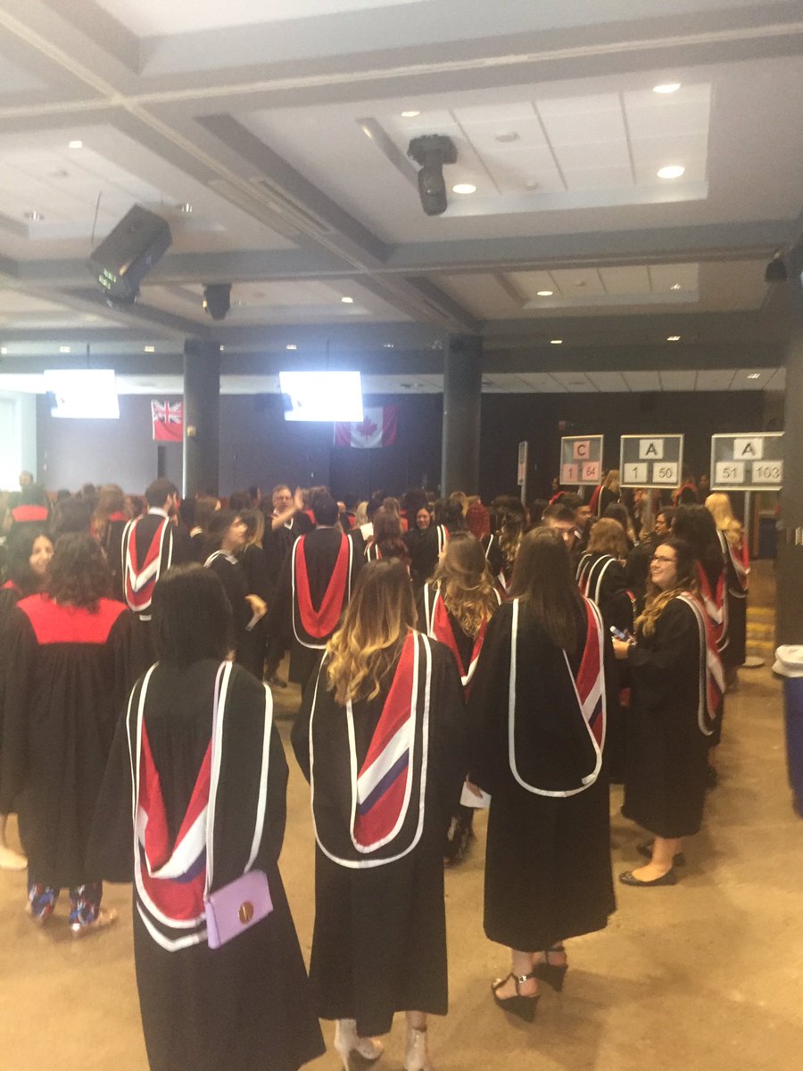 SimplyDunn11's tweet photo. The graduates are almost ready at #SenecaGrad2017.  What an exciting day! https://t.co/ZFIO4XpKAG