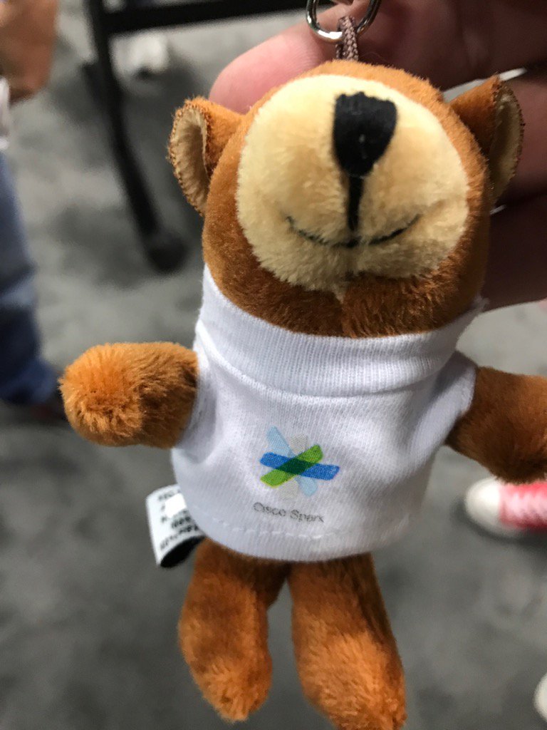 Wendellodom's tweet photo. not a #collabgoat, but much cuter. π¬ #CLUS @CiscoCollab #CiscoChampion https://t.co/hZhN6cmU36