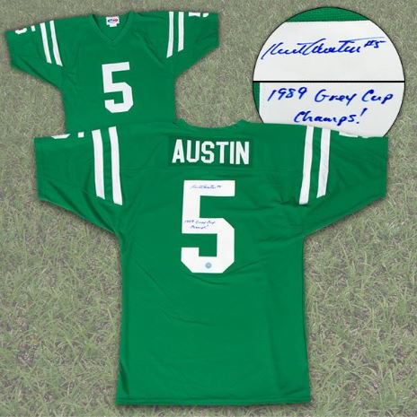 AutographAthntc's tweet photo. **#CFL #Auction Is Now Live**
#KENTAUSTIN SASKATCHEWAN ROUGHRIDERS AUTOGRAPHED CFL JERSEY https://t.co/LakYS48K8D https://t.co/DYUz29juCc