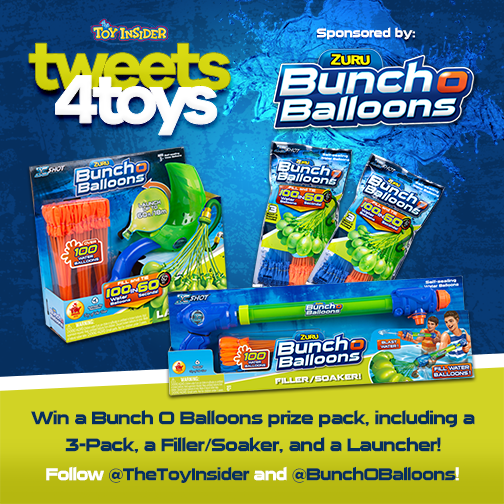 TheToyInsider's tweet photo. RT &amp; follow @BunchOBalloons to enter to #win a Bunch O Balloons prize pack! #tweets4toys #UnleashSummer #giveaway https://t.co/IcujVGHwfh