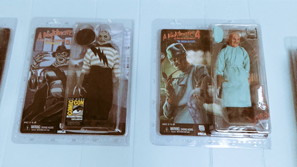 narflethegrizz's tweet photo. My freddy collection. Mostly @NECA_TOYS missed out on a few like the Springwood Slasher, hope for rereleases at some point and more megos😃 https://t.co/IGG1mEy2gk