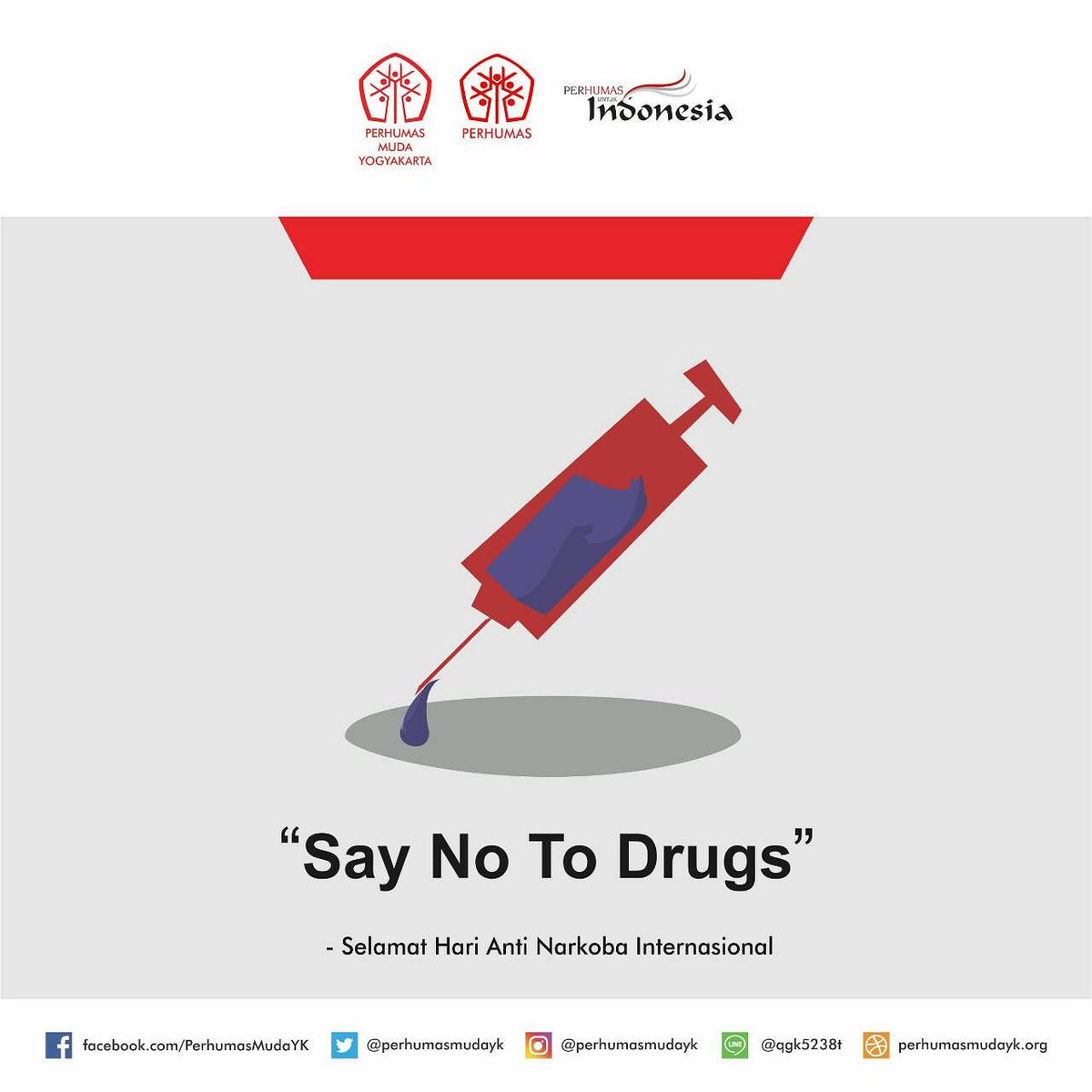 perhumasmudayk's tweet photo. Selamat Hari Anti Narkoba Internasional 
#WeDoGoodPR
#IndonesiaBicaraBaik https://t.co/9vyIff7Txx