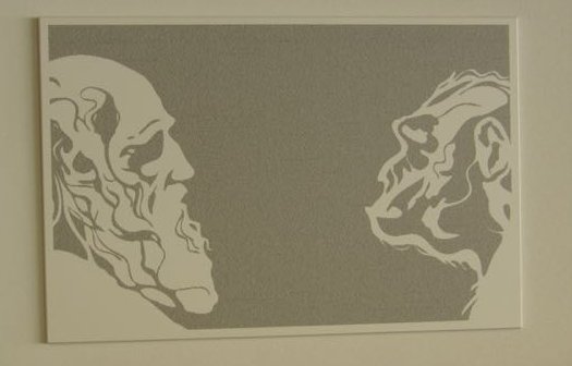 UNBLibraries's tweet photo. #Darwin poster in the #SciLib featuring the text of The Origin of the Species #LibraryArt #amazing https://t.co/6Iq8B1FfSE