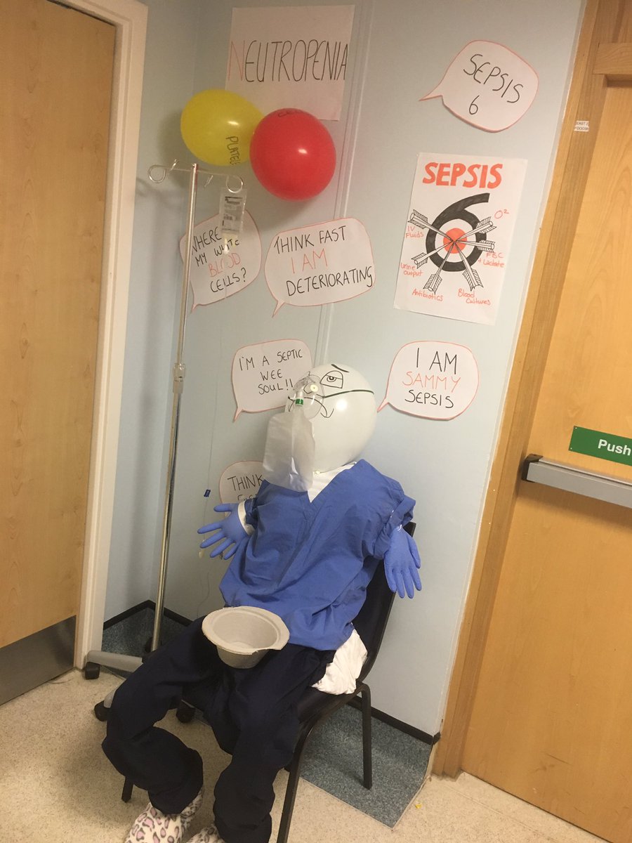 xainsleydownsx's tweet photo. Ward 16 deteriorating patient #MKDPS17 #deterioratingpatientweek #sammysepsis #thinkfast #ward16isbetterthanyou 💉💊💉 https://t.co/MmROeJfnRV