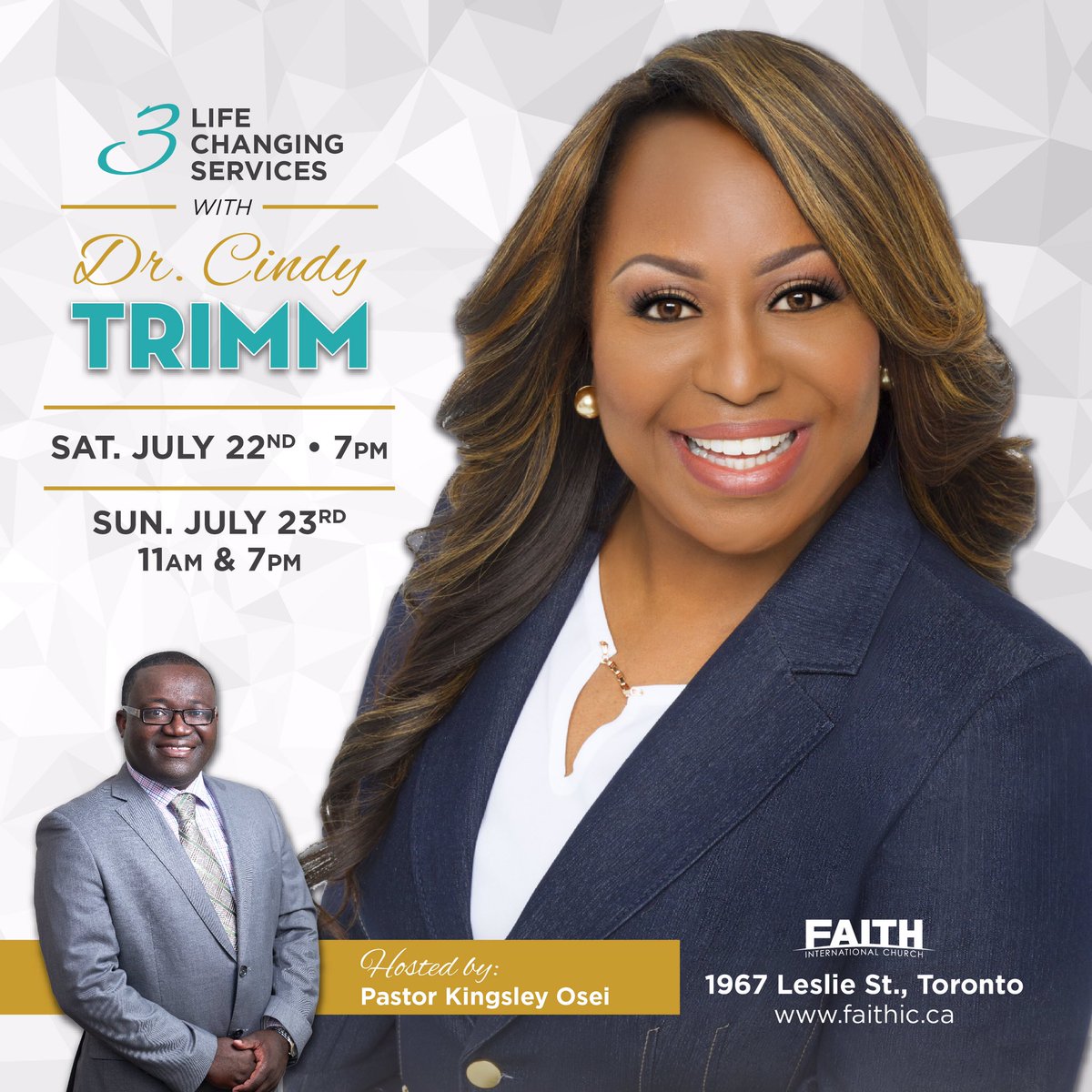 Kingsleybosei's tweet image. 3 #Powerful services with @cindytrimm. 
#Toronto
#TorontoConference
#PowerfulServices