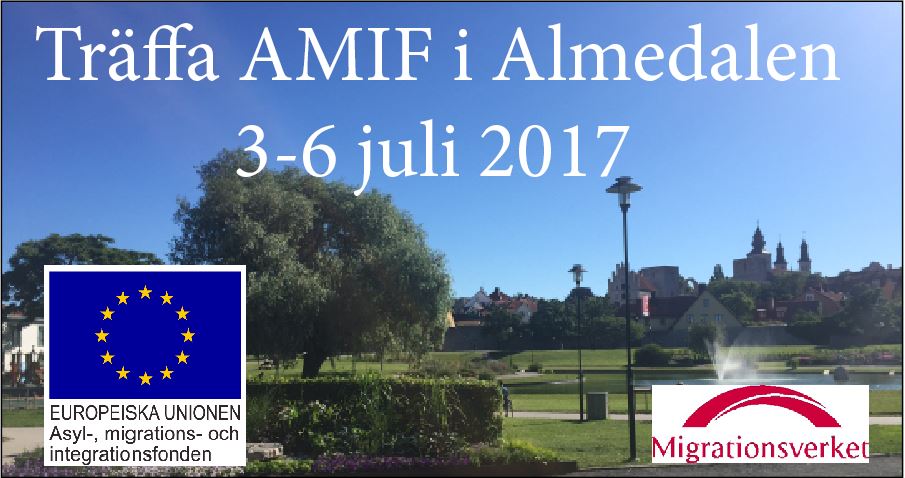AMIFsverige's tweet photo. Vi ses väl nästa vecka? Vi pratar gärna #AMIFse, projektidéer och #nyutlysning. #Almedalen #EUiAlmedalen https://t.co/SPk2qjVbQC https://t.co/ZJXAc3cJHw