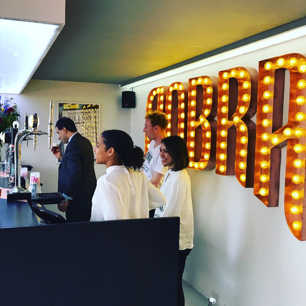 MrWinterWorld's tweet photo. I was recently running the #cobra bar at @LondonFoodMonth. Was a delight to meet founder &amp; KING of Cobra himself Lord Bilimoria 🙌🏻🤴🏾🍺 https://t.co/vofdz89oXt