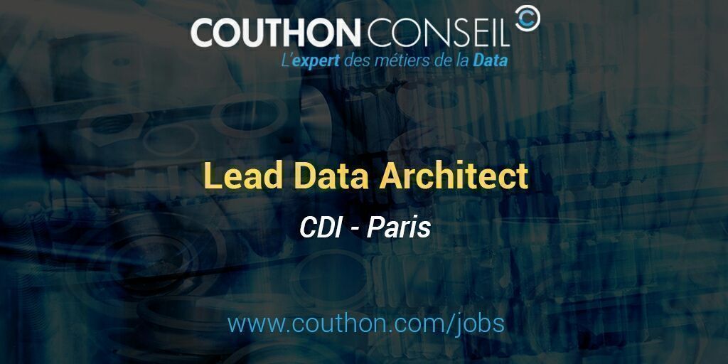 CouthonConseil's tweet photo. 🎯[#CDI à #Paris] Lead #DataArchitect ds société #CAC40 ds équipe #DataScience

▶ https://t.co/G9bosZF9XG

#BigData #SASFF2017 https://t.co/PfbWWonsae