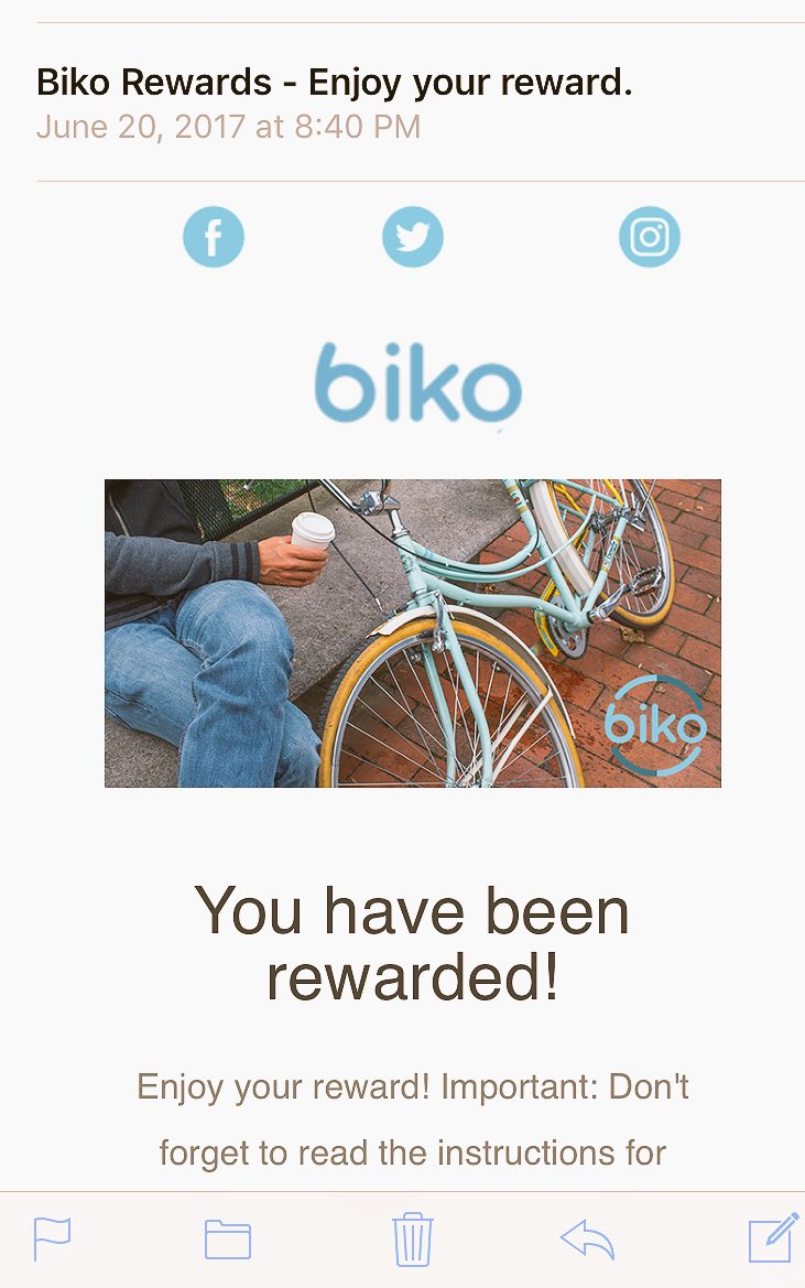 terrytravels1's tweet photo. @BikoApp Thx for helping me earn a 2-fer from #bobalab in #santamonica https://t.co/IkFIwSdmmm