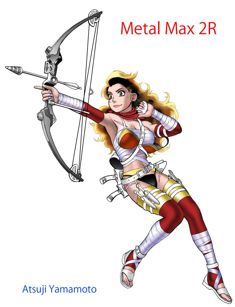 再掲：メタルマックス2:リローデッドから。当時私の描いた絵ですが