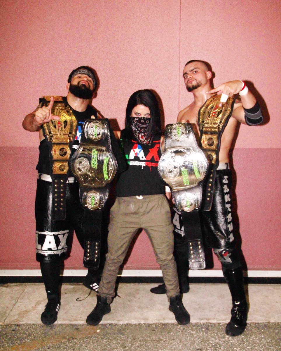 Montana_NYPR's tweet photo. It's official!
LAX debuts in Puerto Rico for @WWLMundial. Bringing straight NASTINESS to our beautiful Island.
#AmbassadorsOfViolence https://t.co/rfEYa6wgFY