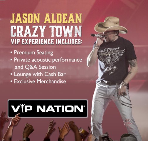VIPNation's tweet photo. Come experience the @Jason_Aldean VIP Crazy Town Lounge with us this summer! #TheyDontKnowTour #JasonAldeanVIP https://t.co/Ac2WziBQlp https://t.co/izKiMdSpbo