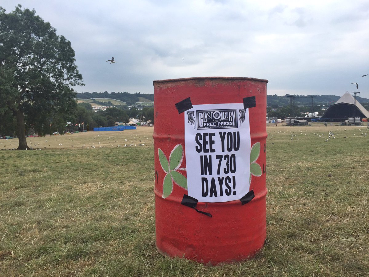 Thanks for coming, and for making #Glastonbury2017 such a special one. Roll on #Glastonbury2019!