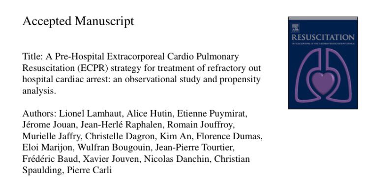 EMS_Nation's tweet image. Live #smaccFORCE ECMO simulation for #OOHCA pioneered by our French colleagues!

Read the paper! ncbi.nlm.nih.gov/pubmed/28414164

#FOAMems #dasSMACC