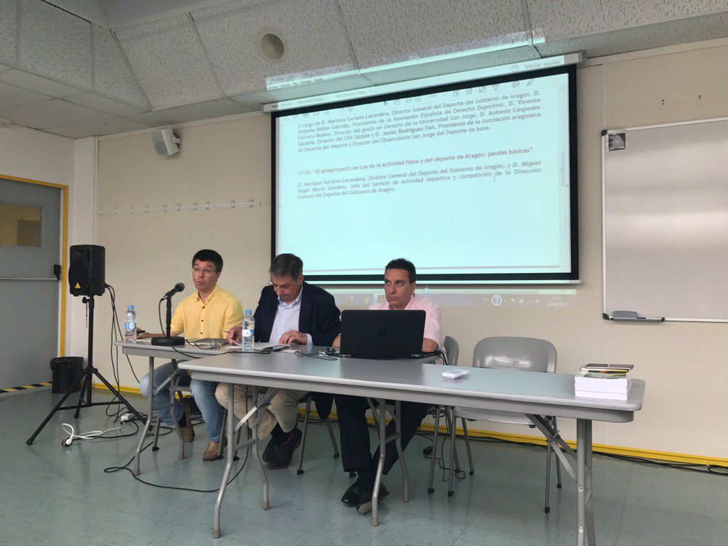 Sobre el anteproyecto de ley del Deporte y Act. Física de Aragón, Mariano Soriano y M. A. Marín del <a href="/gobierno_aragon/">Epoxy Solutions SA</a>