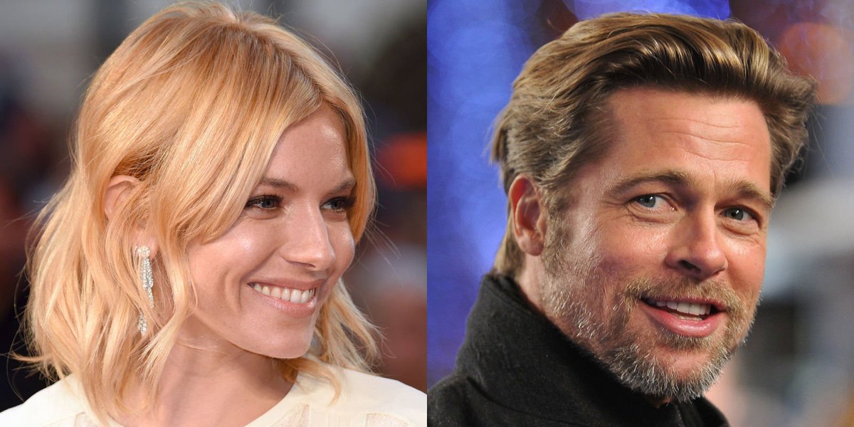 HeyHailey13's tweet image. Oh they'd be cute! "Brad Pitt &amp;amp; Sienna Miller couldn't keep their hands off each other" ellemag.co/tVexKuT