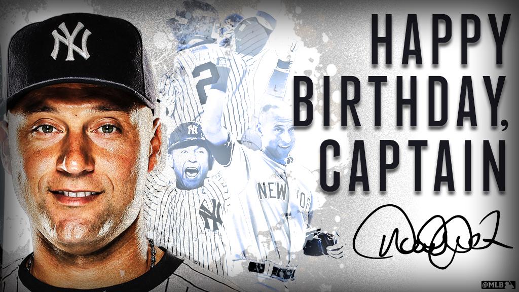 43 years ago today, a legend was born.

Happy birthday, Derek Jeter. 