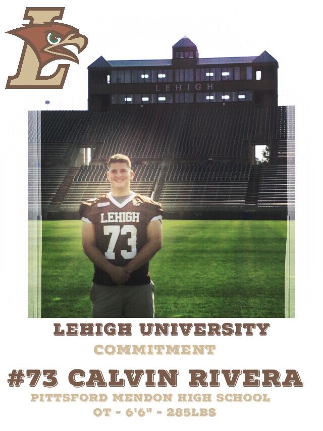 calvinrivera42's tweet photo. Beyond proud to announce my commitment to continue my academic and athletic career at Lehigh University! https://t.co/tpH3sPWTqy