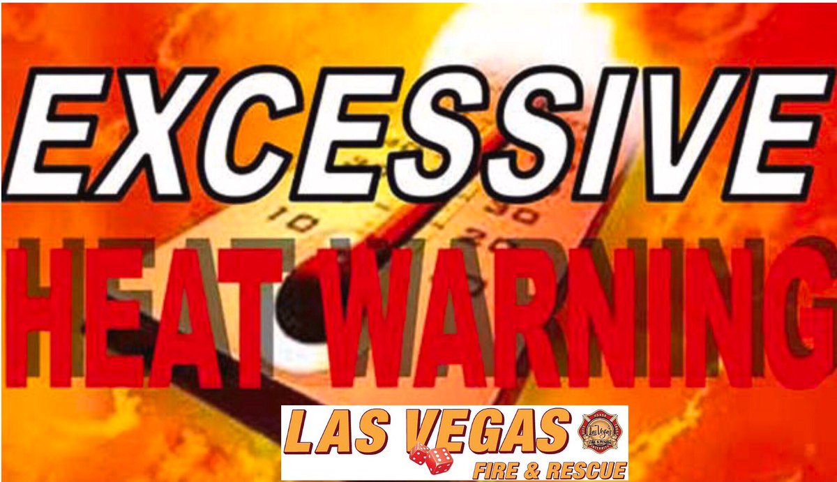 LasVegasFD's tweet photo. DYK: Nevada leads the country in heat related deaths (actually last 3 yrs), 5 already this year in Sn Nevada. https://t.co/F46dAfhLZm… #nvwx https://t.co/vrjXShFoEr
