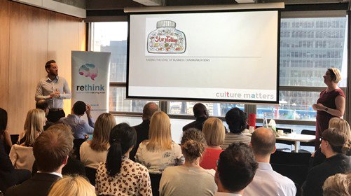 LloydsofLondon's tweet image. How can storytelling raise the level of business communications? Fiona Smith @culturematters_ &amp;amp; @rshawcameron are telling us how #RethinkLW