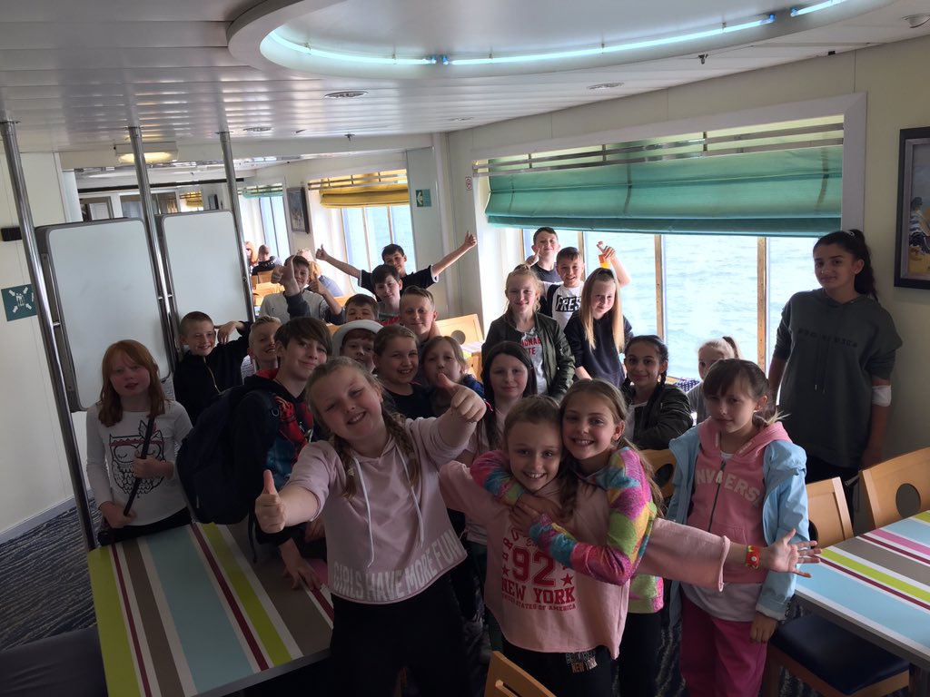 Grove_Academy_'s tweet photo. 24 very excited children have arrived in France! Just a few more hours until we reach Chateau Beaumont. https://t.co/x4HngZTGXP