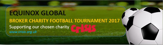 EquinoxG's tweet photo. We are hosting a charity football tournament for our brokers on July 6th. Money raised will go to @crisis_uk. https://t.co/fkFg3WGR7c https://t.co/b0jZEQr848