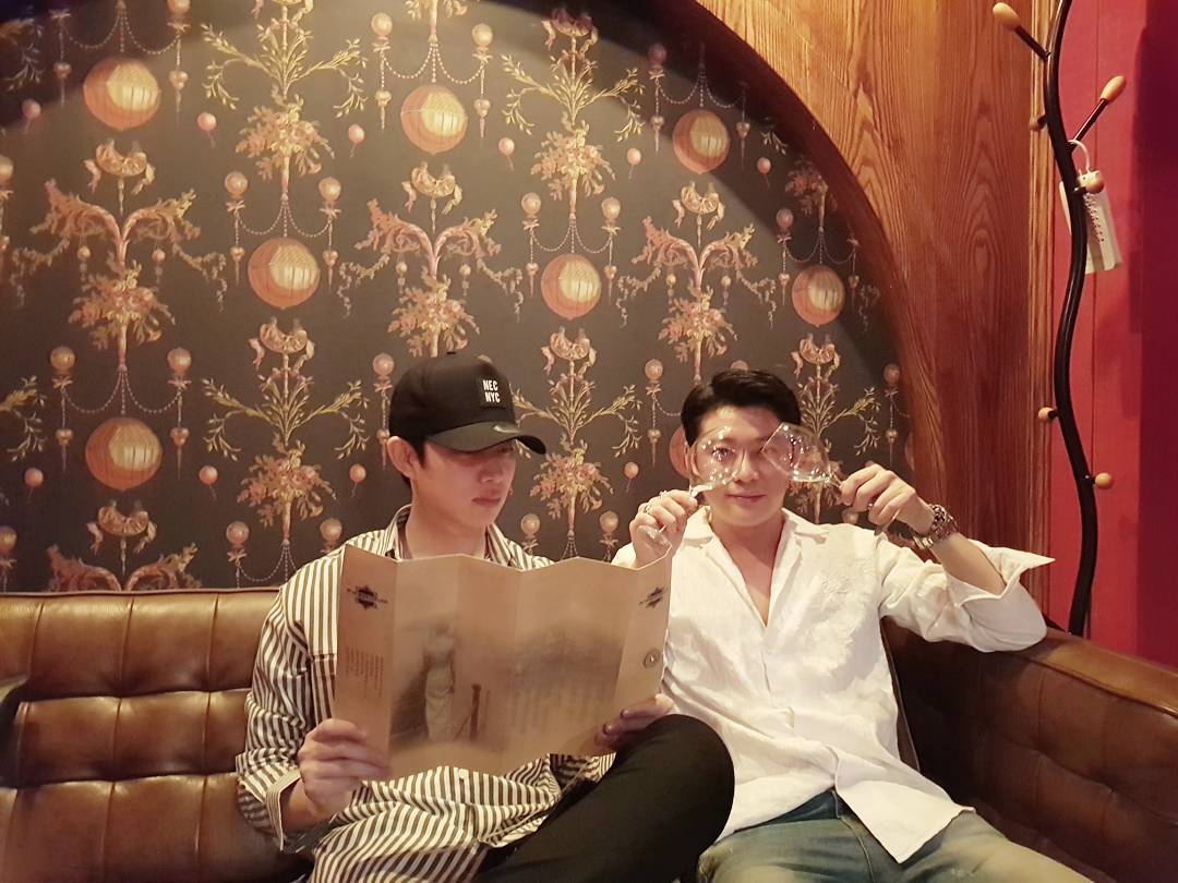 170624 Kim Heechul IG Update with Gunhee: Happy Birthday GUNHEE     