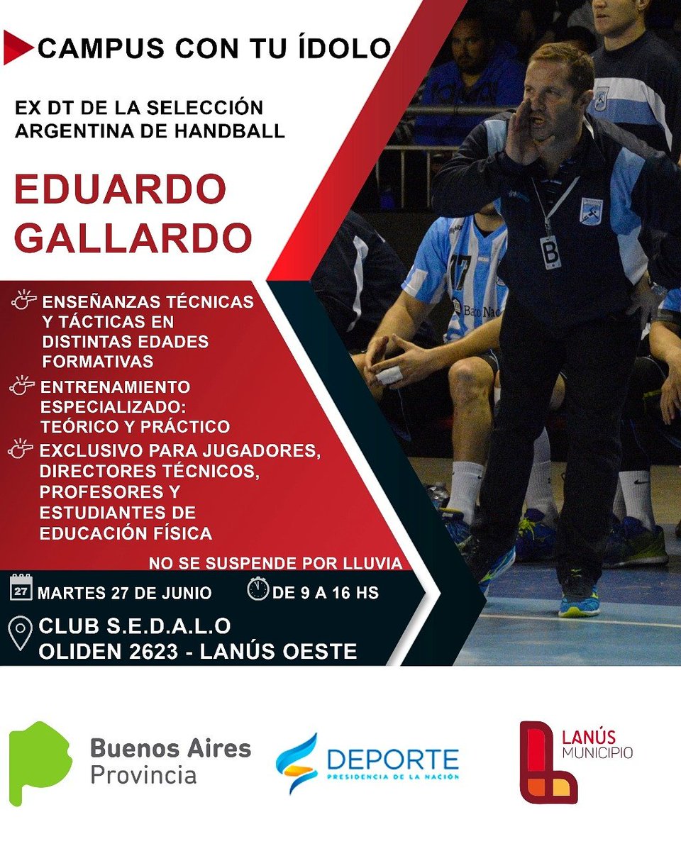 MAÑANA a partir de las 9 Am, Clinica de <a href="/Dadygallardo/">Dady Gallardo</a> en <a href="/SedaloHandball/">Sedalo</a> Libre y Gratuita... NO TE LO PIERDAS! A DIFUNDIRLO!!