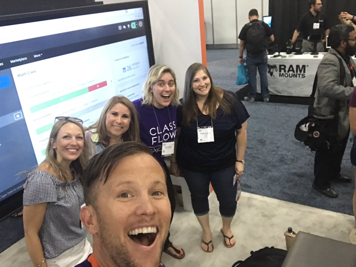 Vpartridge1's tweet photo. @#ISTE17 #classflowlove @classflow https://t.co/Tz9IQkOPu3