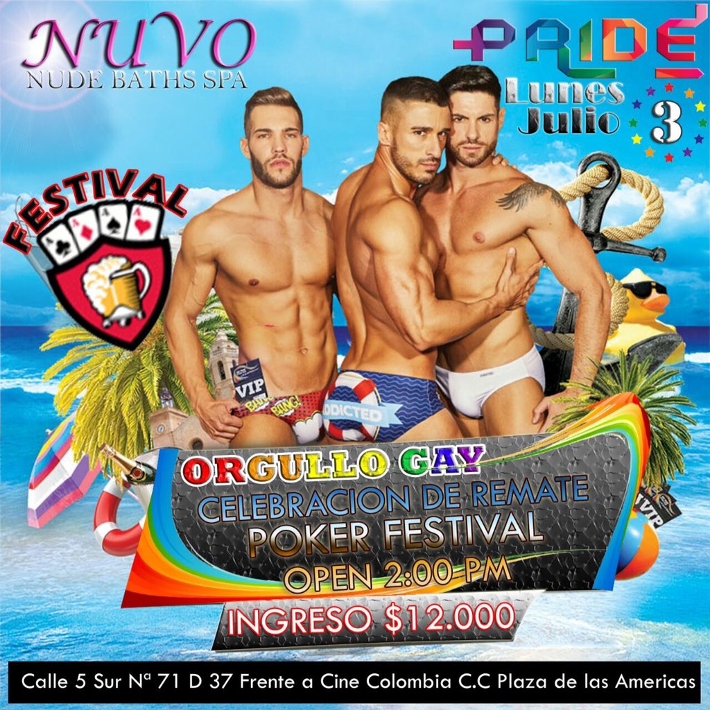 NUVOSPA_BOG's tweet photo. El Próximo Lunes ..
Celebramos el Gay Pride .. Con un Cover $12mil .. Qué esperas ? Te esperamos .. https://t.co/vXWvzEghQz