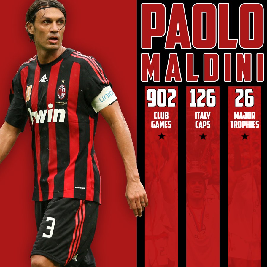 Happy 49th birthday to one of the greatest defenders to ever grace the game, Paolo Maldini 