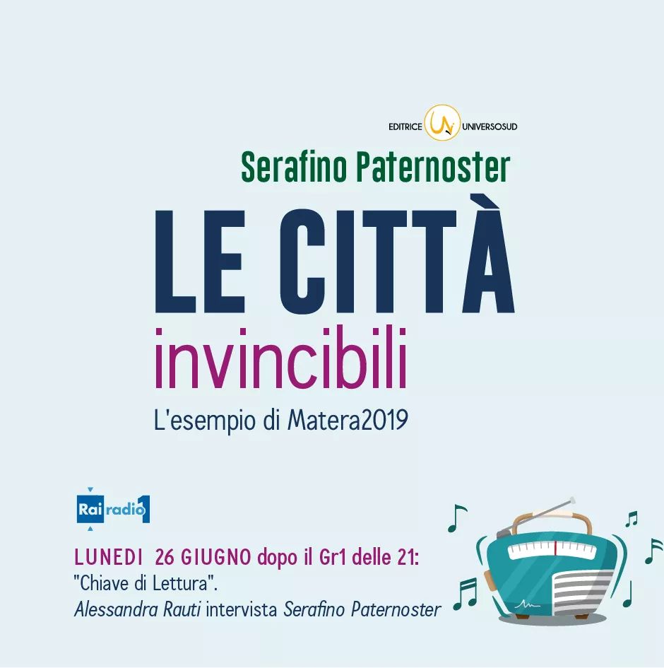 Questa sera si parla de #lecittàinvincibili al Gr1 delle 21 nella rubrica "Chiave di lettura" con la giornalista Alessandra Rauti.