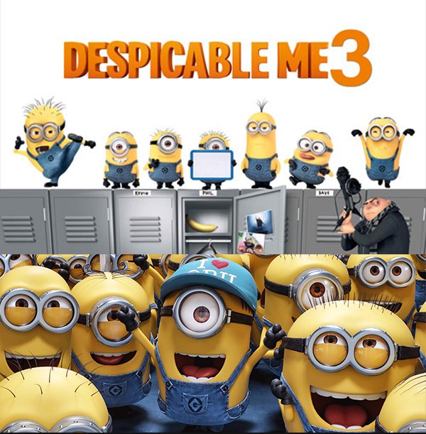 doslagos15's tweet photo. Grab your minions and join us because DESPICABLE ME 3 advance screenings start on Thursday 6/29! For tickets visit: https://t.co/Rf7oublRwz https://t.co/PsCuES9Exj